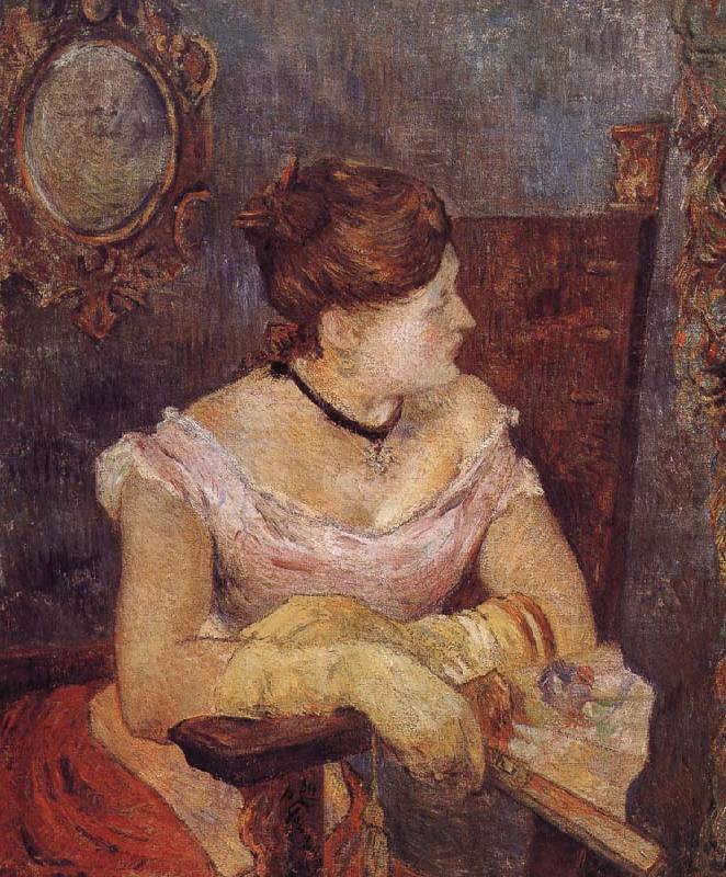 Evening dress of Mette, Paul Gauguin